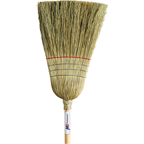 Heavy-Duty Corn Broom, 1-String, Wood Handle Pathway Supply LP