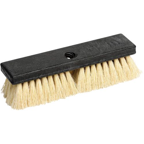 Brosse avec trou filet&eacute;, 10" l, Soies Tampico, Blanc Pathway Supply LP