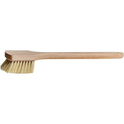 Brosse &agrave; chaudron &agrave; manche long, 20" l, Soies Tampico, Beige Pathway Supply LP