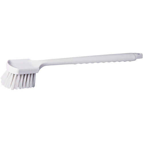 Long Handle Pot Brush, 20" L, Polypropylene Bristles, White Pathway Supply LP