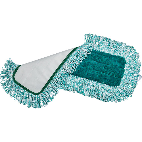 Dry Pad with Fringe, Hook and Loop Style, Microfibre/Polyester, 18" L x 5-3/4" W Pathway Supply LP