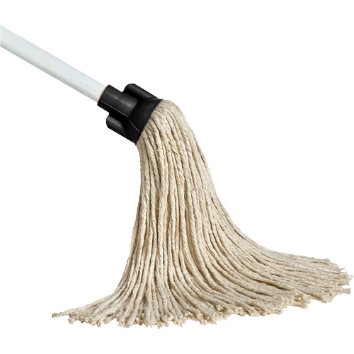 Vadrouille &agrave; laver amovible &agrave; franges boucl&eacute;es, Coton, 12 oz, Style Coup&eacute; Pathway Supply LP