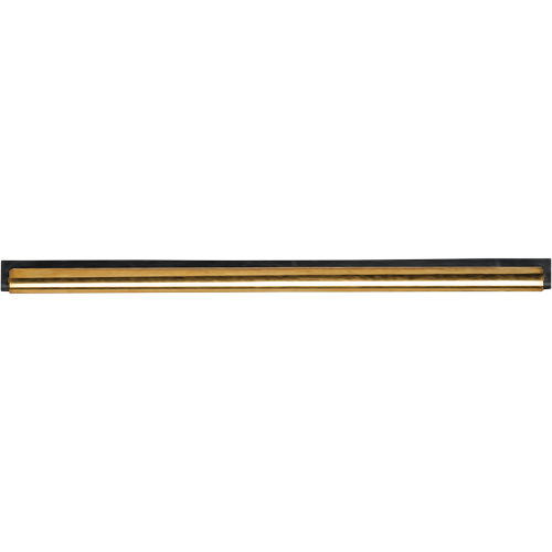 Window Squeegee Channel and Rubber, 14", Rubber, Brass Frame Pathway Supply LP