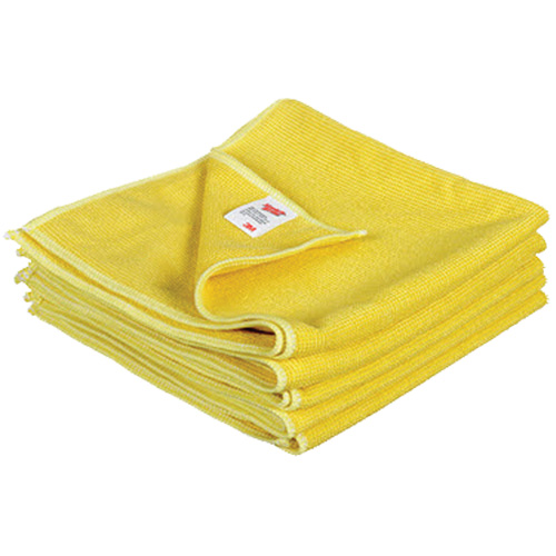 Chiffon de nettoyage haute performance Scotch-Brite, Microfibre, Jaune Pathway Supply LP