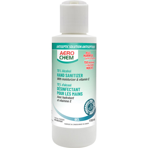 Gel Hand Sanitizer, 118 ml, Squeeze Bottle, 70 % Alcohol Pathway Supply LP