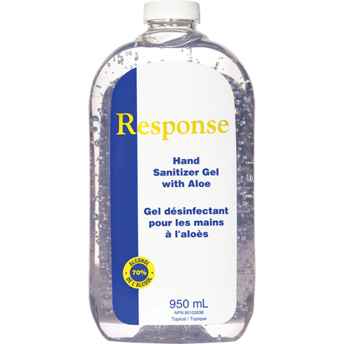 Gel d&eacute;sinfectant pour les mains &agrave; l'alo&egrave;s Response, 950 ml, Recharge, 70 % alcool Pathway Supply LP