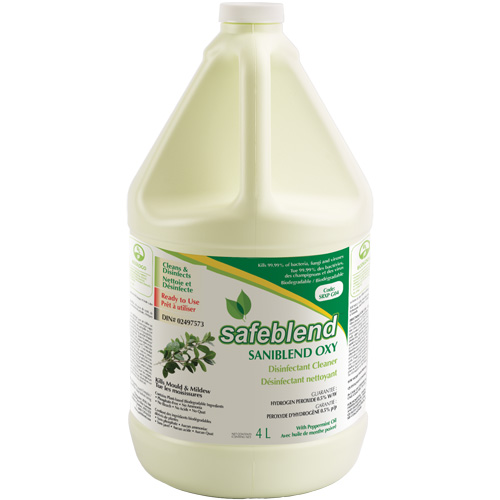 Nettoyant d&eacute;sinfectant OXY &agrave; l'huile de menthe poivr&eacute;e, 4 L, Cruche Pathway Supply LP