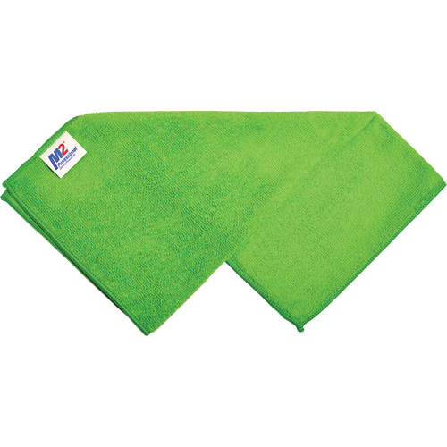 Chiffon de nettoyage, Microfibre, Vert Pathway Supply LP