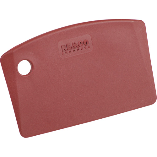 Mini grattoir de paillasse perceptible par d&eacute;tecteur de m&eacute;tal, Rouge, 5-1/4" la x 3-2/5" lo Pathway Supply LP