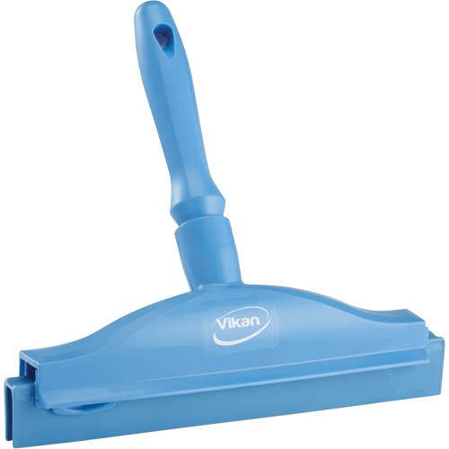 Raclette &agrave; lame double ultra hygi&eacute;nique, 10", Bleu Pathway Supply LP