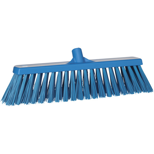 Balai-brosse robuste, Crins Ferme, 20", Polyester, Bleu Pathway Supply LP