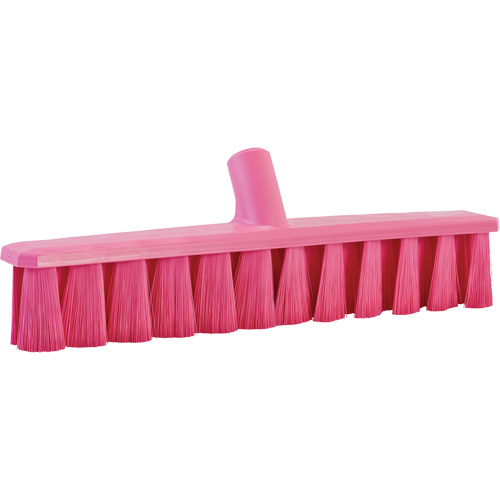 UST Soft Push Broom, Fine Bristles, 15-1/4", Polyester, Pink Pathway Supply LP