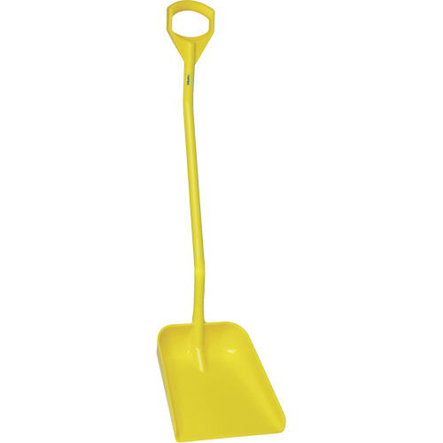 Pelle ergonomique &agrave; grande lame, Longueur de 51", Plastique, Jaune Pathway Supply LP
