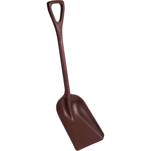 Pelle monobloc perceptible par d&eacute;tecteur de m&eacute;tal, Lame 10" x 14", Longueur de 37-1/2", Plastique, Rouge Pathway Supply LP