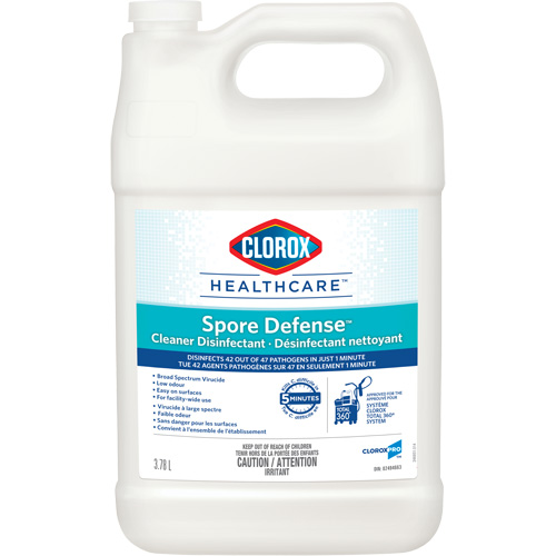 Clorox Healthcare&reg; Spore Defense Cleaner Disinfectant, 3.78 L, Jug Pathway Supply LP