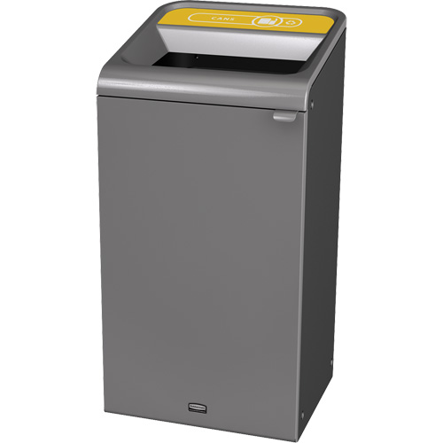 Conteneur pour d&eacute;chets de bidon Configure, Vrac/Bord de rue/De bureau, Acier, 23 gal. US Pathway Supply LP