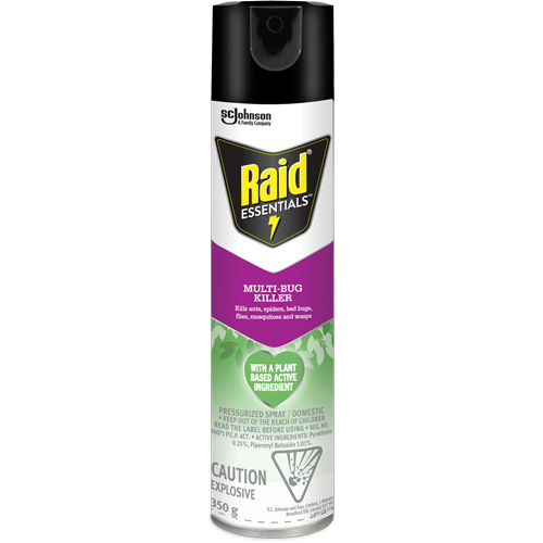 Insecticide polyvalent Essentials Raid, 350 g, Canette a&eacute;rosol Pathway Supply LP