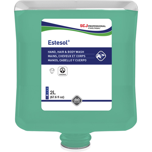 Estesol&reg; Hand, Hair and Body Cleaner, 2 L, Rain Forest, Plastic Cartridge Pathway Supply LP