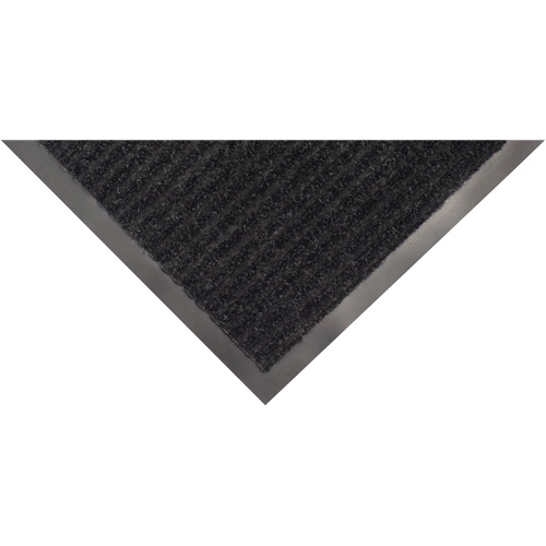 Tapis &agrave; nervures doubles, Essuie-pieds/grattoir, 2' x 3' x 1/4", Charbon Pathway Supply LP