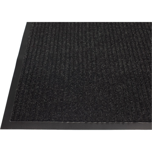 Tapis &agrave; nervures doubles, Essuie-pieds/grattoir, 2' x 3' x 1/4", Charbon Pathway Supply LP