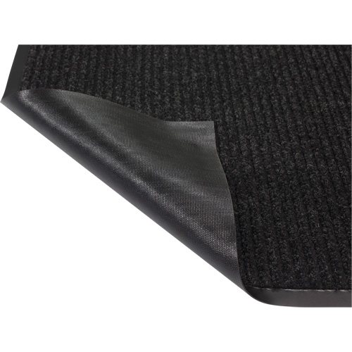 Tapis &agrave; nervures doubles, Essuie-pieds/grattoir, 2' x 3' x 1/4", Charbon Pathway Supply LP