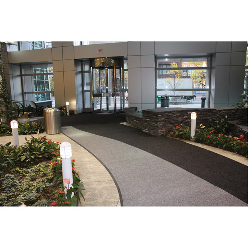 Tapis dentr&eacute;e Supreme Knob, Essuie-pieds/grattoir, 6-5/6' x 6' x 7/16", Charbon Pathway Supply LP