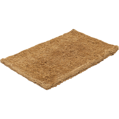 Indoor/Outdoor Coco Mat, Scraper, 1-1/2' x 2-1/2' x 1-3/8", Natural Pathway Supply LP