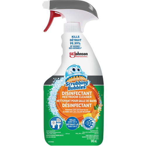 Nettoyant d&eacute;sinfectant pour toilette Scrubbing Bubbles, 32 oz, Bouteille &agrave; g&acirc;chette Pathway Supply LP