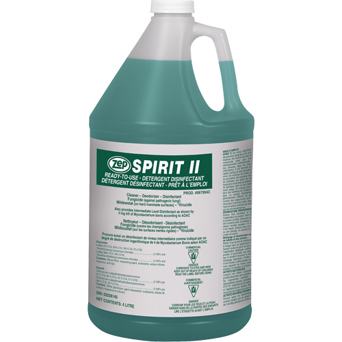 Spirit II Detergent Disinfectant, 4 L, Jug Pathway Supply LP
