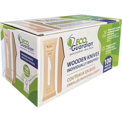Individually Wrapped Wooden Knives Pathway Supply LP