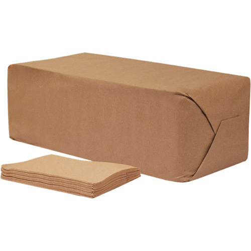 Pro Select&reg; Brown Napkins, 1 Ply, 12" x 12" Pathway Supply LP