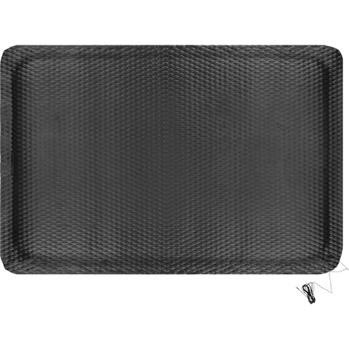 Hog Heaven Electrically Conductive Mat Kit, 4' W x 6' L, 7/8" Thickness, Black, Nitrile Pathway Supply LP