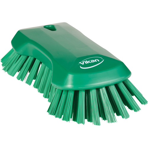 Brosse &agrave; main, Soies Tr&egrave;s ferme, Longueur de 9-1/10", Vert Pathway Supply LP