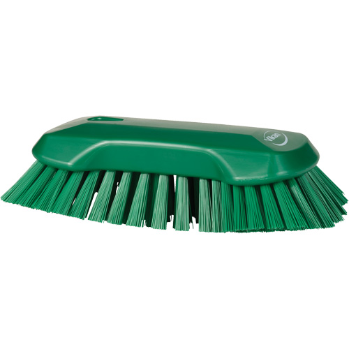 Brosse &agrave; main, Soies Tr&egrave;s ferme, Longueur de 9-1/10", Vert Pathway Supply LP