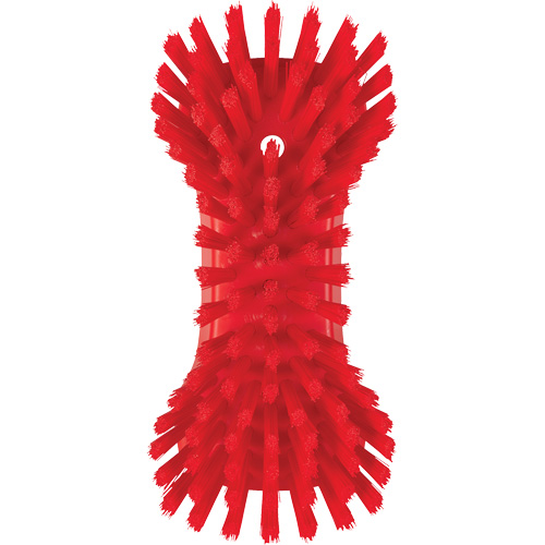 Brosse &agrave; main, Soies Tr&egrave;s ferme, Longueur de 9-1/10", Rouge Pathway Supply LP
