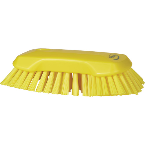 Brosse &agrave; main, Soies Tr&egrave;s ferme, Longueur de 9-1/10", Jaune Pathway Supply LP