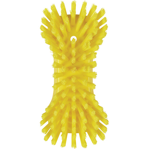 Brosse &agrave; main, Soies Tr&egrave;s ferme, Longueur de 9-1/10", Jaune Pathway Supply LP