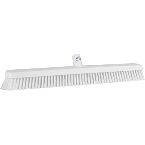 Balai-brosse robuste, Crins Fin/Ferme, 24", Blanc Pathway Supply LP
