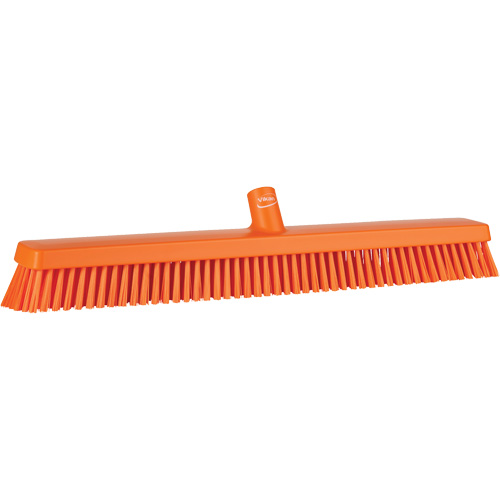 Balai-brosse robuste, Crins Fin/Ferme, 24", Orange Pathway Supply LP