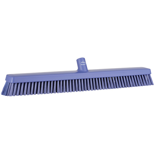 Balai-brosse robuste, Crins Fin/Ferme, 24", Mauve Pathway Supply LP