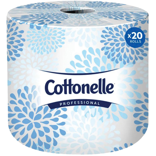 Cottonelle&reg; Professional Toilet Paper, 2 Ply, 451 Sheets/Roll, White Pathway Supply LP