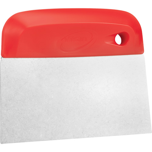 Coupe-p&acirc;te flexible en acier inoxydable, Rouge, 4-1/2" la x 5-3/4" lo Pathway Supply LP