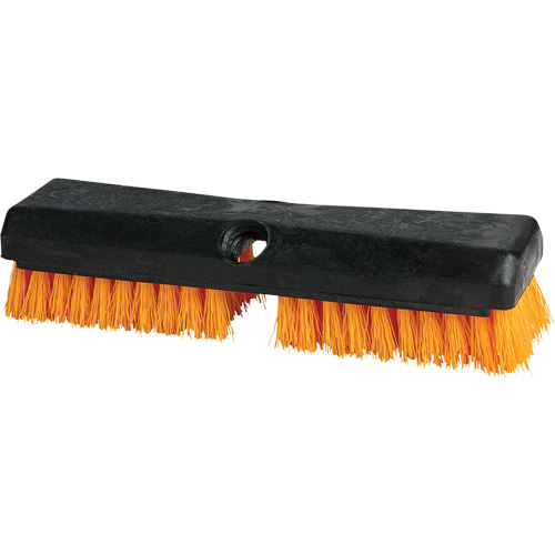 Brosse de nettoyage, 10" l, Soies Polypropyl&egrave;ne, Noir/Rouge Pathway Supply LP