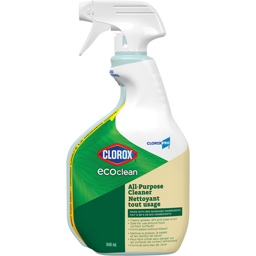 Nettoyant tout usage CloroxPro Clorox EcoClean, 946 ml, Bouteille &agrave; g&acirc;chette Pathway Supply LP