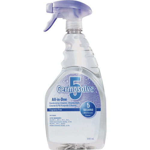 D&eacute;sinfectant et d&eacute;sodorisant Germosolve 5, 946 ml, Bouteille &agrave; g&acirc;chette Pathway Supply LP