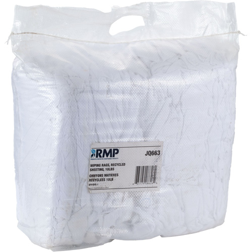 Wiper Rags, White, 10 lbs. Pathway Supply LP