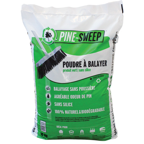 Pine Sweep Biodegradable Sweeping Compound, Bag, 22 lbs. (10 kg) Pathway Supply LP