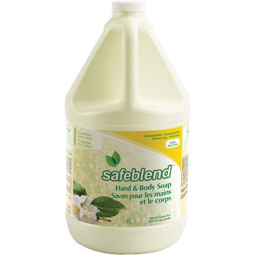 Savon pour les mains et le corps au th&eacute; vert et jasmin, Liquide, 4 L, Parfum&eacute; Pathway Supply LP