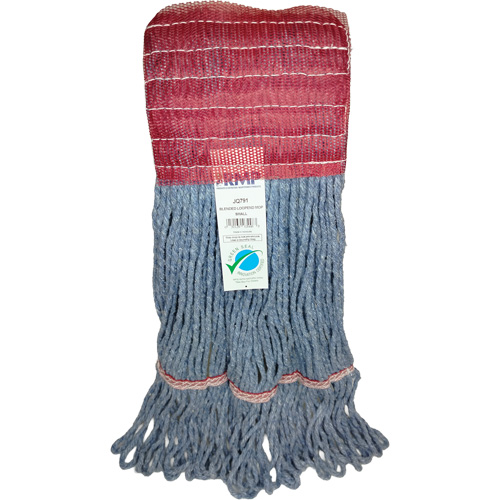 T&ecirc;te de vadrouille &agrave; bande large, Antimicrobien/Finition de plancher/Sp&eacute;cialis&eacute;, Coton/Rayonne/Synth&eacute;tique, Style Boucle Pathway Supply LP