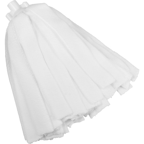 Socket Mop, White, Microfibre, Cut Style Pathway Supply LP